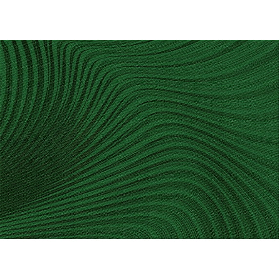 Ahgly Company Machine Washable Indoor Rectangle Transitional Green Area Rugs, 5' x 7'