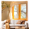 thumbnail image 2 of Tapiz de microtela de fibra con vista a ventana, 150 x 150 cm, 2 of 2