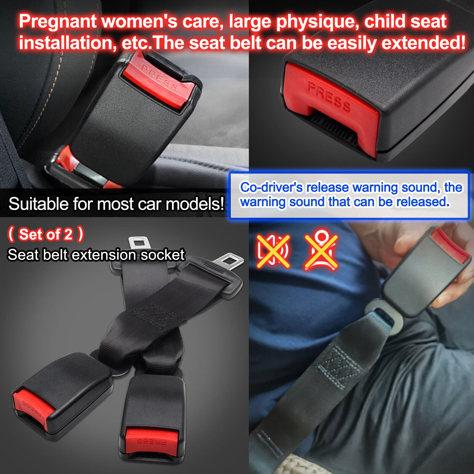 Superior Automotive Univesal Seat Belt Extender, 10