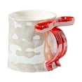 thumbnail image 1 of TIELUTT Ribbon Mugs with Bow Handle 350ml Ribbon Mug Ceramic Coffee Mug with Bow Handle Tumbler Set for Kitchen Winter Coffee Mugs for Women Large Mugs 15oz Hen Pantry Coffee Mug Ceramic Coffee Mugs, 1 of 3
