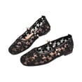 thumbnail image 6 of CHWshoes Square Toe Lace Ballet Crochet Flats Women Closed Toe Shoes Comfortable Dressy Walking Shoes，Black Size 36, 6 of 6