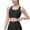 Black, variant on iHPH7 Sports Bras for Women Criss-cross Back Padded Strappy High Impact Sports Bras for Women No Underwire Black L