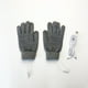 thumbnail image 2 of Guantes eléctricos USB de 5 dedos tejidos con piña a cuadros de manga larga de invierno térmicos con pantalla táctil, 2 of 4