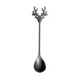 thumbnail image 1 of BeesClover Christmas Elk Head Shape Stirring Spoon 304 Stainless Steel Coffee Dessert Spoon Exquisite Tableware Party Gift, 1 of 8