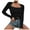 Black, variant on Aayomet Womens Summer Tops Women Long Sleeve Crew Neck,Scoop Neck Rayon Slim Fit Stretchy Layer T Shirts Tops,Black M