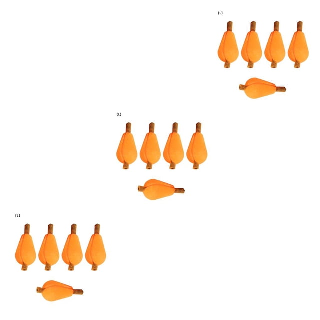 QualitChoice Ensemble Bobeur de Pêche en Mousse Ensemble Bobeur de Pêche Réutilisable Liège de Lancer Accessoires de Pêche de Plein Air Kit de Bouées Rouge 5 Pcs Grosse Goutte d'Eau 3Ensemble