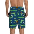 thumbnail image 4 of Lsque Little Pirate Crocodile Mens Sleep Pajama Shorts,Short Pajama Pants, Cotton Ultra-Soft Knit-Medium, 4 of 9