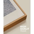 thumbnail image 3 of SHENIFY Blue Mid-Century Modern Wall Art Minimalist Abstract Boho Wall Decor Geometric Artwork Kitchen Dining Room 11x14in3pcs Natural Framed, 3 of 5