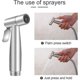 thumbnail image 3 of Pulverizador de bidé de inodoro de mano, grifo de bidé de acero inoxidable, grifo pulverizador, para higiene del baño, limpieza de pañales, 3 of 5
