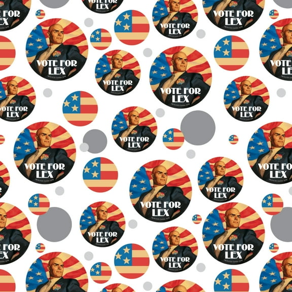 Superman Vote for Lex Premium Gift Wrap Wrapping Paper Roll