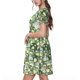 thumbnail image 2 of Easygdp Cute Frog para Vestido Transpirable de Mujer, Vestido Suelto de Manga Corta con Pliegues y Bolsillos para el Verano, 2 of 6