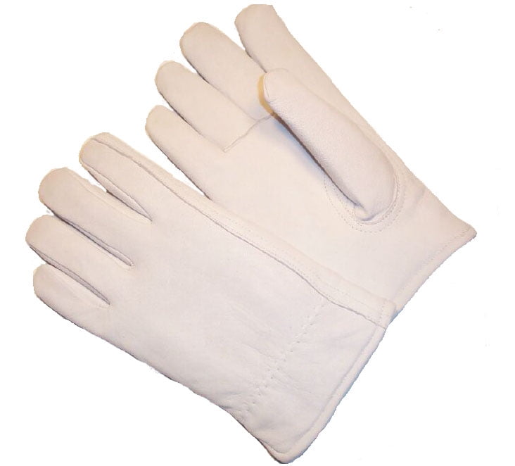G & F Premium Goatskin Leather Winter Gloves, Rayon Lining, Large, 1 Pair by G & F