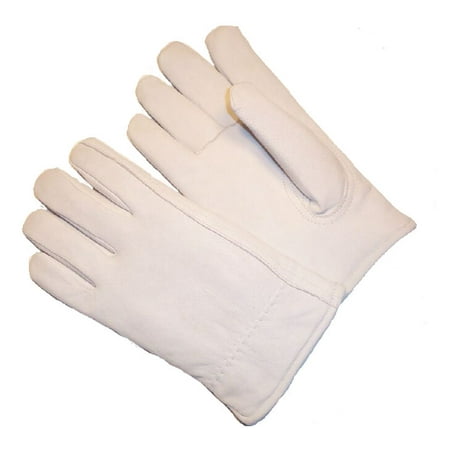 G & F Premium Goatskin Leather Winter Gloves, Rayon Lining, Large, 1