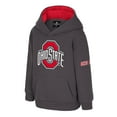 thumbnail image 2 of Toddler Colosseum  Charcoal Ohio State Buckeyes Big Logo Volume Fleece Pullover Hoodie, 2 of 3