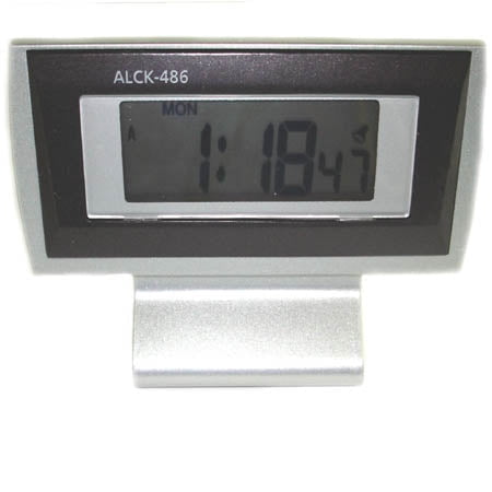 ALCK-486 - Fonctions de Chronomètre de Réveil Numérique SNOOZE Argent