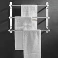 thumbnail image 4 of Toallero, Toallero de Acero Inoxidable 304, Estante con 3 Varillas, Toallero de baño montado en la Pared de 40 cm, 4 of 4