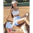 thumbnail image 3 of REDESS Athletic Shorts for Women Elastic Waistband with Liner and Pockets Gym Workout Yoga Running Shorts., 3 of 7