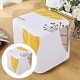 thumbnail image 4 of GUOOL Housse Extensible pour Pouf Tabouret de Rangement Pliant Protège-Meubles Repose-Pieds Housses g, 4 of 9