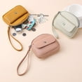 thumbnail image 2 of Womens Coin Purse Wrist Lanyard Handheld Wallet Solid-Color Zipper Key Bag, 2 of 8