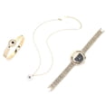 thumbnail image 3 of Conjunto de joyería Bling Bling con reloj y collar dorado, 3 of 14