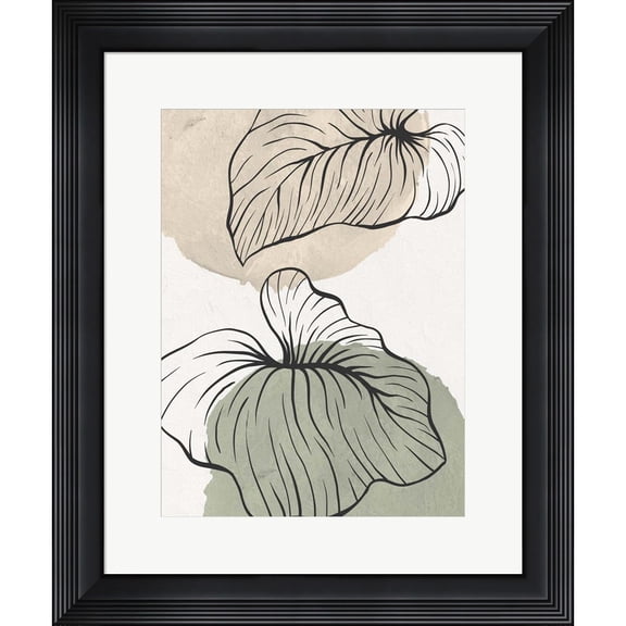 Great Art Now Palm Organics 2 by Kimberly Allen, Framed Wall Art, 20W x 24H