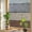 Brown, variant on Rainbow Window Privacy Film, Brown Grey Static Cling Window Film PVC, Vintage Stripe Farmhouse Wood Grain Ombre No Glue UV Blocking Glass Covering, Removable Stained Glass Sticker 17.7''x39.3''