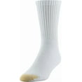 thumbnail image 3 of Men's GOLDTOE® 6-Pack Athletic Short Crew Socks Color: White Size: 6-12, 3 of 4