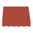thumbnail image 2 of Awntech 4.375 ft Dallas Retro Fixed Awning Acrylic Fabric, Terracotta, 2 of 2