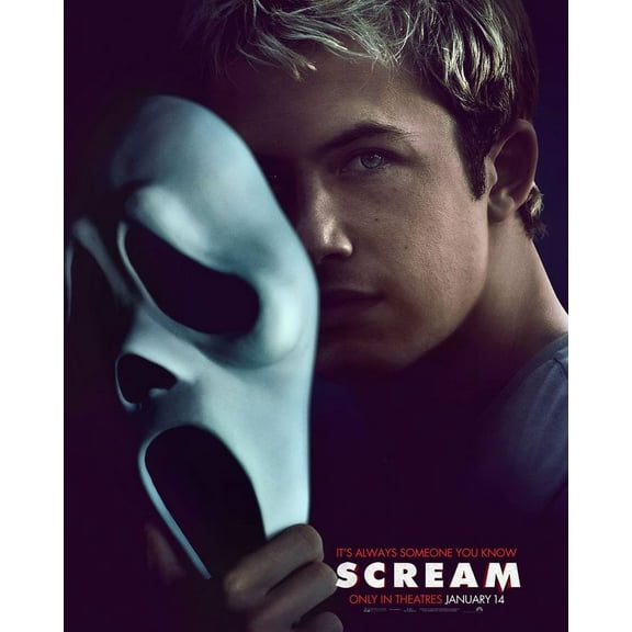 Movie Poster- Scream Movie Poster, One Sheet Wall Size 24''x36''