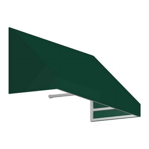 Awntech EN1030-US-3F 3.38 ft. New Yorker Window & Entry Awning, Forest Green - 16 x 30 in.