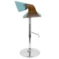 thumbnail image 3 of Tabouret de bar moderne milieu-du-siècle Curvo, de LumiSource, 3 of 8