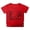 Red, variant on lnmuld Cute Tops Girls Summer Casual Tee with Petal Sleeve Round Neck Easter Solid Color Top Size:6-7 Years