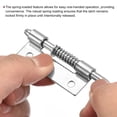 thumbnail image 3 of Unique Bargains Spring Loaded Latch Pin, 4 Pack 1.97' - 304 Stainless Steel Spring Latch, Right-Handed with Hole (Silver), 3 of 5