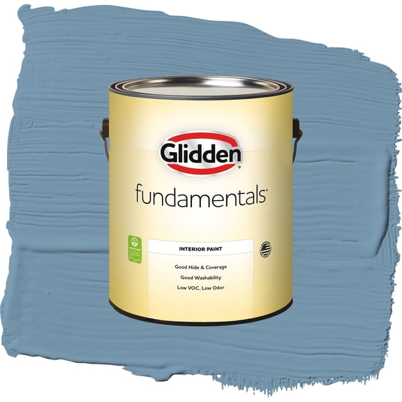 Glidden Fundamentals American Anthem / Blue, Eggshell Interior Paint, 1 Gallon