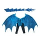 thumbnail image 4 of Alas Juego de cola de dinosaurio Disfraz de dragón para Cumpleaños de Halloween Vestido de ala de dragón para Carnaval Escenario Fiesta de baile Azul Fernando Disfraz de juego de simulación, 4 of 8
