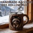 thumbnail image 4 of Hand-Washed Panda Owl Tree Hollow Mug, 4 of 5