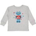 thumbnail image 3 of Inktastic Robot 4th Birthday Boys Long Sleeve Toddler T-Shirt, 3 of 5