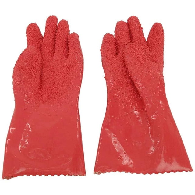 1 par de guantes peladores de patatas, herramienta antideslizante para procesamiento de verduras, guantes peladores, utensilio de cocina, color rosa M