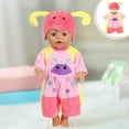 thumbnail image 4 of Gqtwoy 18-Inch Doll Clothes Set - Cute Cartoon Beetles Jumpsuit, Universal Fit for Reincarnation Dolls, Holiday Dress-Up & Gift Accessories, 4 of 6