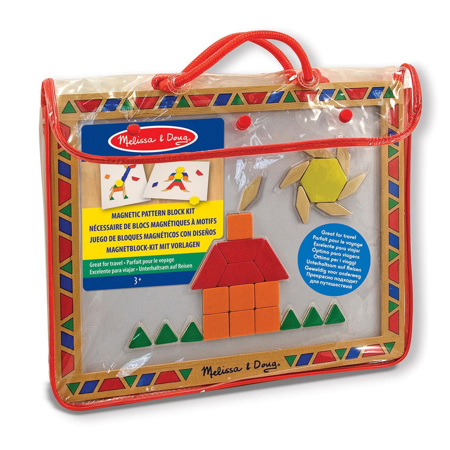 Melissa & Doug Ensemble de blocs de motifs magnétiques