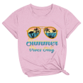 thumbnail image 2 of Pntutb T-Shirt Imprimé Décontracté à Col Rond à Manches Courtes pour Femme, 2 of 3