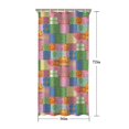 thumbnail image 5 of Pioneer Flower Floral Print Pattern Shower Curtain 36"x72", Bathroom Decorative Shower Curtain Set with 12 Hooks, Waterproof Washable, 5 of 6