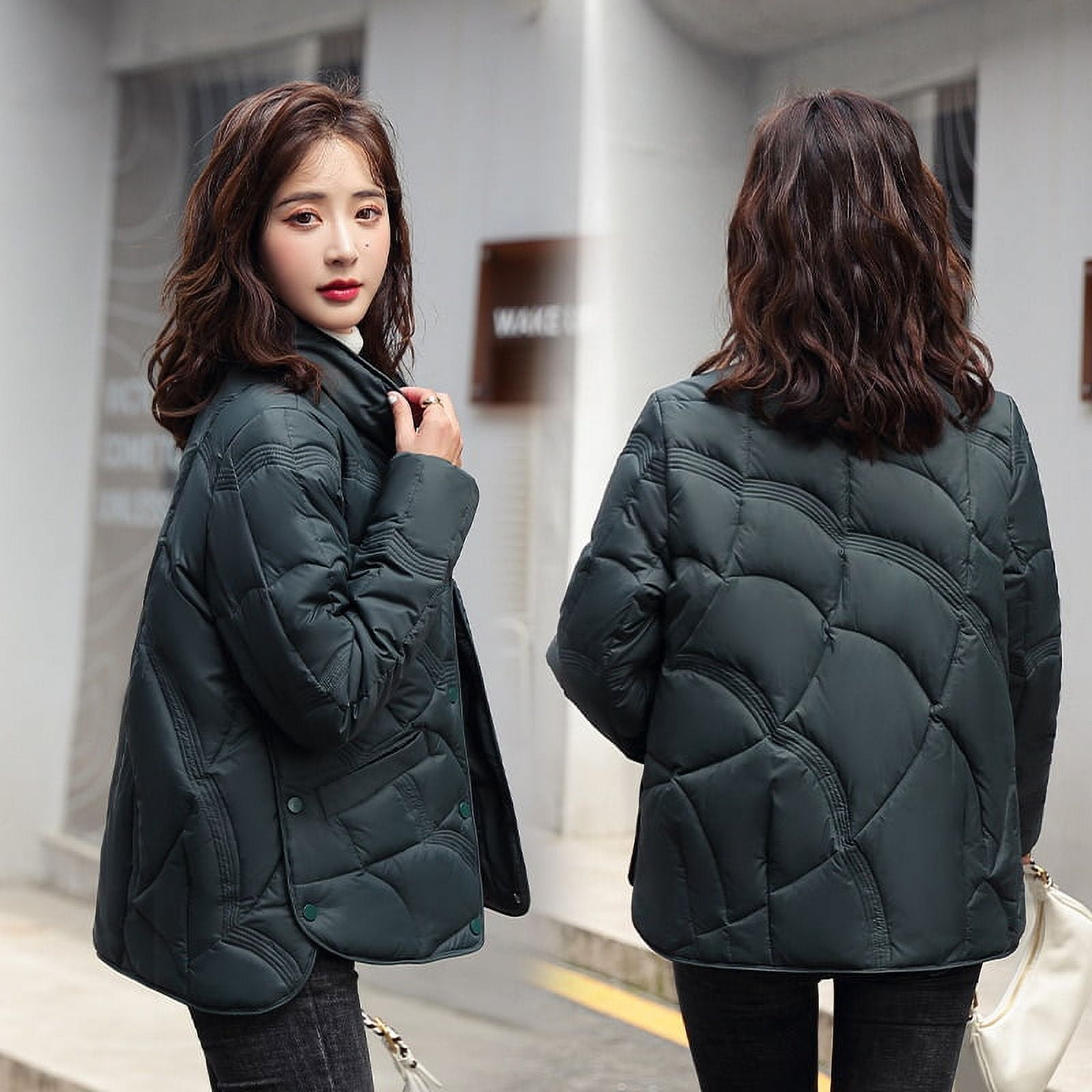 DanceeMangoo Winter Jacket Women Clothing Korean Hooded Short Coat Women  Casual Parkas Loose Cotton Coats and Jackets Abrigos Mujer Invierno 
