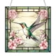 thumbnail image 1 of Atrapasueños acrílico para colgar en panel de ventana, 30x30cm (colibrí), 1 of 9