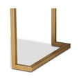 thumbnail image 6 of Baxton Studio Beagan Modern and Contemporary White Finished Wood and Gold Metal 2-Drawer Console Table, 6 of 7