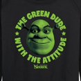 thumbnail image 3 of Shrek - Green Dude Attitude - Women's Lightweight French Terry Long Sleeve Shirt, 3 of 5