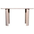 thumbnail image 3 of Bennett 61 in. White Wood Console Table with Modern Design and Natural Finish, 3 of 6