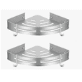 thumbnail image 1 of 2 Piezas Estante Para Baño Esquinero color plata, 1 of 4