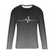 thumbnail image 5 of Amzcrzy - Sudadera Para Hombre, Estilo Casual, Con Estampado Deportivo, Manga Larga, Cuello Redondo, Color Gris, 3Xl, 5 of 5