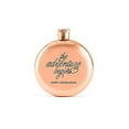 thumbnail image 1 of Weddingstar 7073-56-1252-106 3 oz l'Aventure Commence Flacon Rond de Hanche en Or Rose, 1 of 1